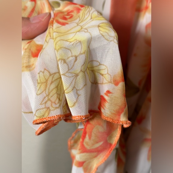 90s Y2K Vintage Retro Trixxi
Womens Floral  Dress Juniors size M - Picture 5 of 11